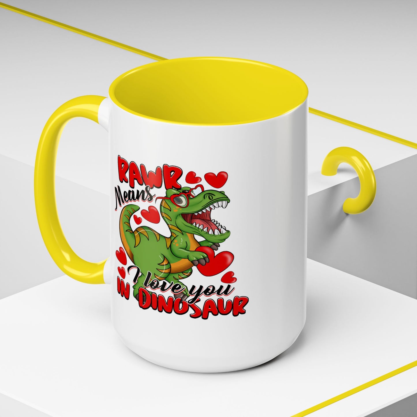 Anniversary Mug - Rawr Means I Love You