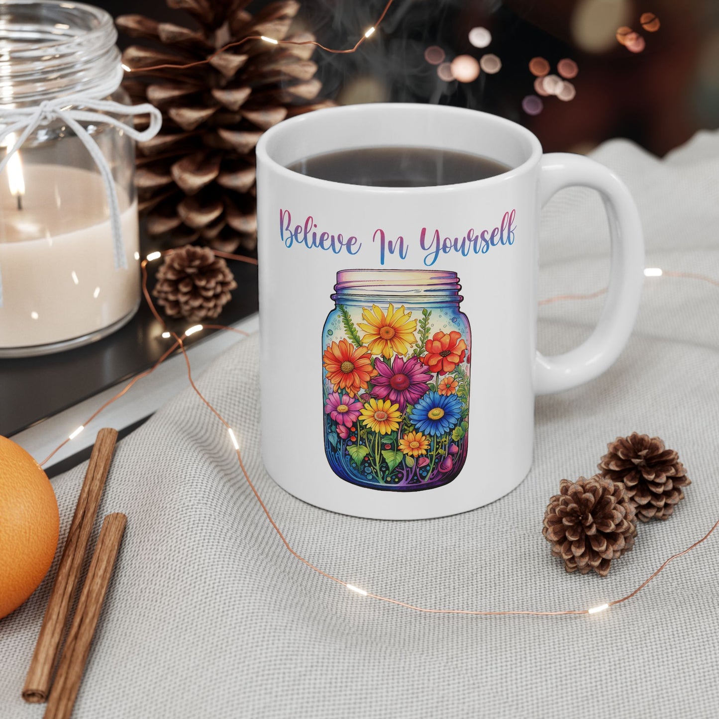 Motivation Mug - Believe In Yourself Jar