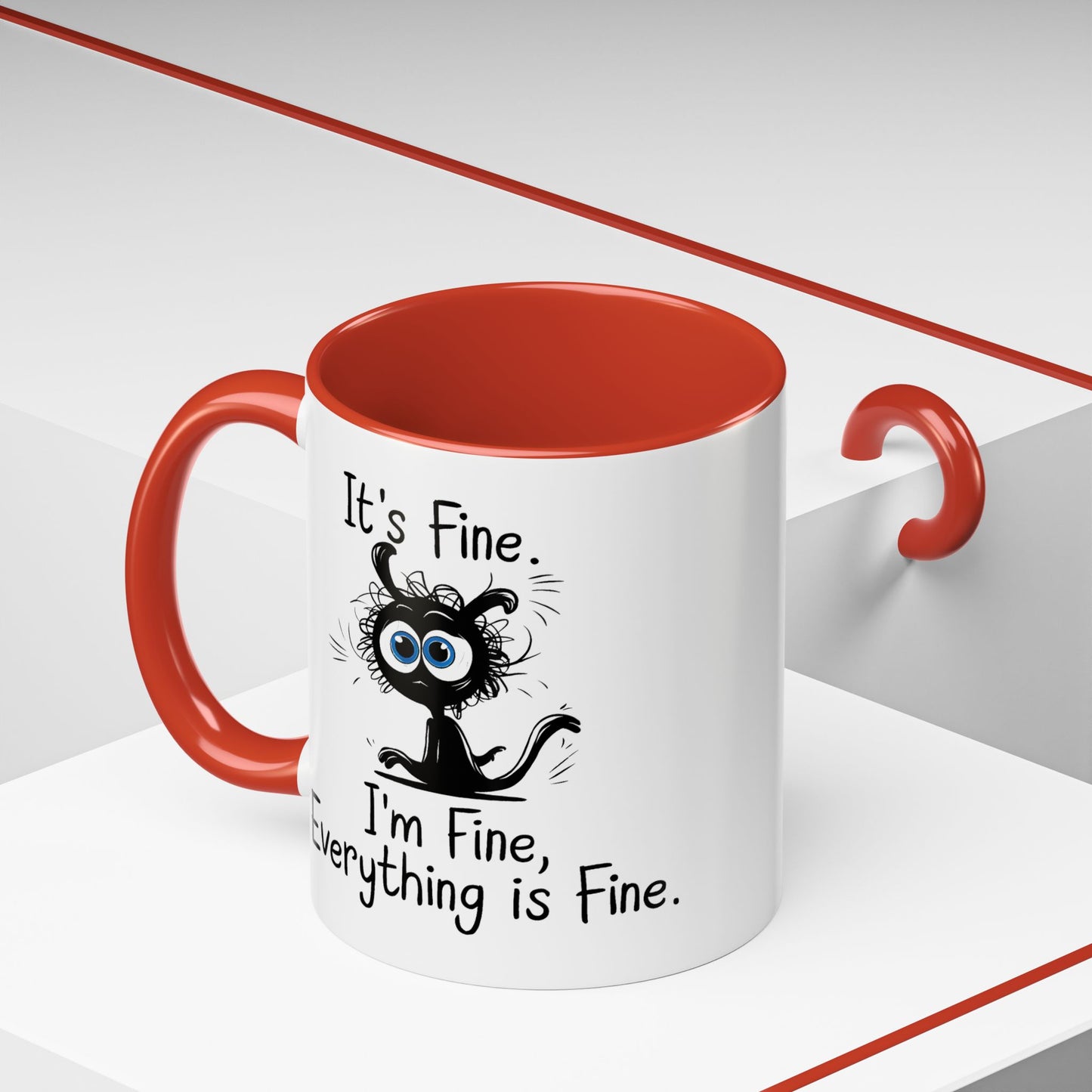 Animal Mug - It's Fine, It's Fine Everything Is Fine