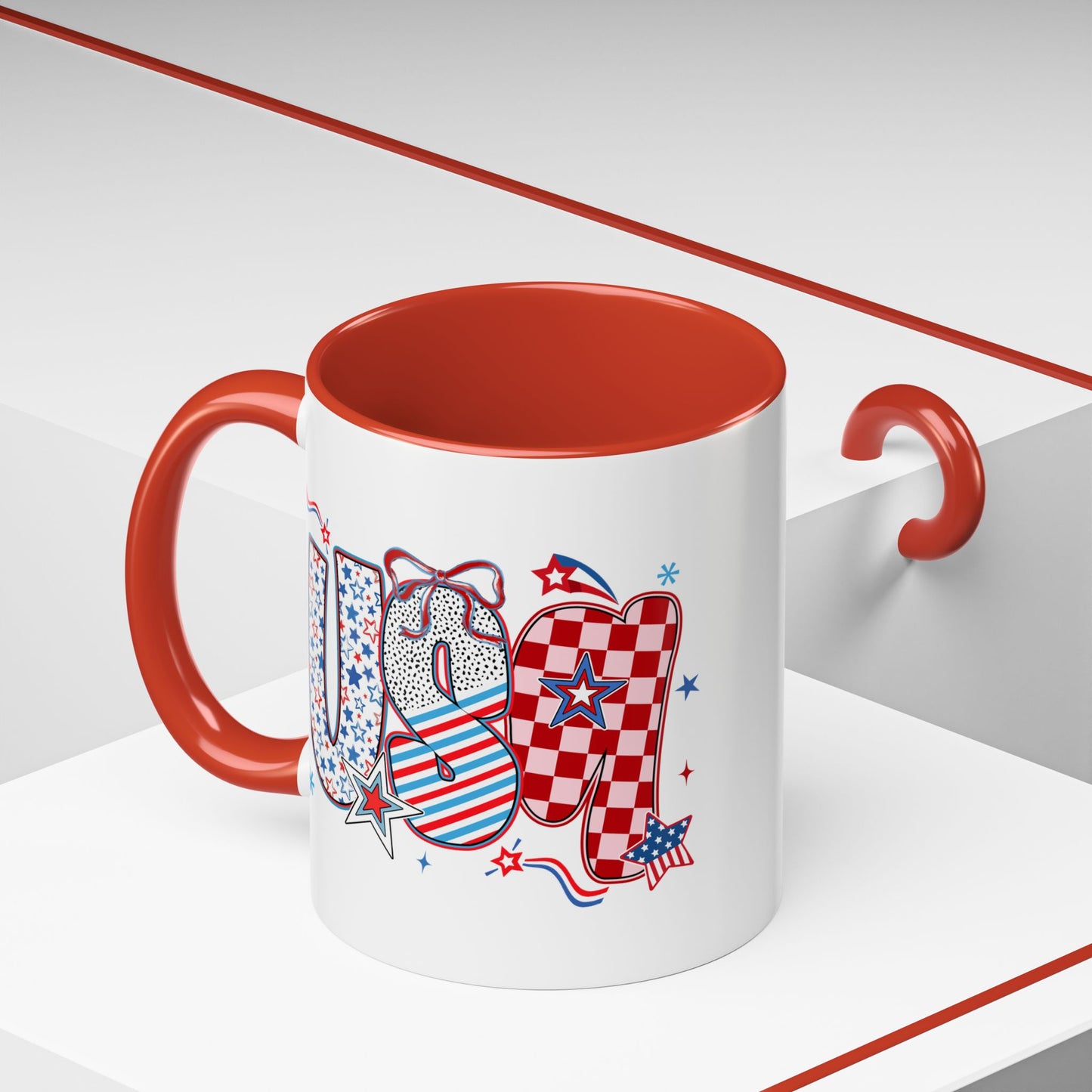 4th of July Mug - USA Coquette