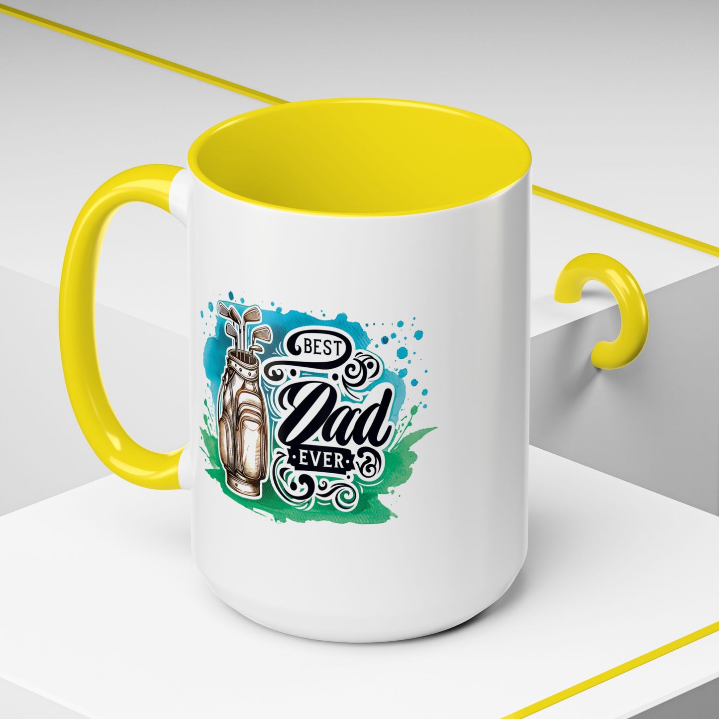 Father's Day Mug - Best Dad Ever Golf