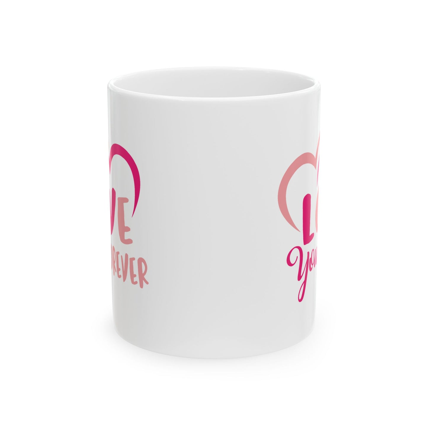 Anniversary Mug - Love You Forever Hearts