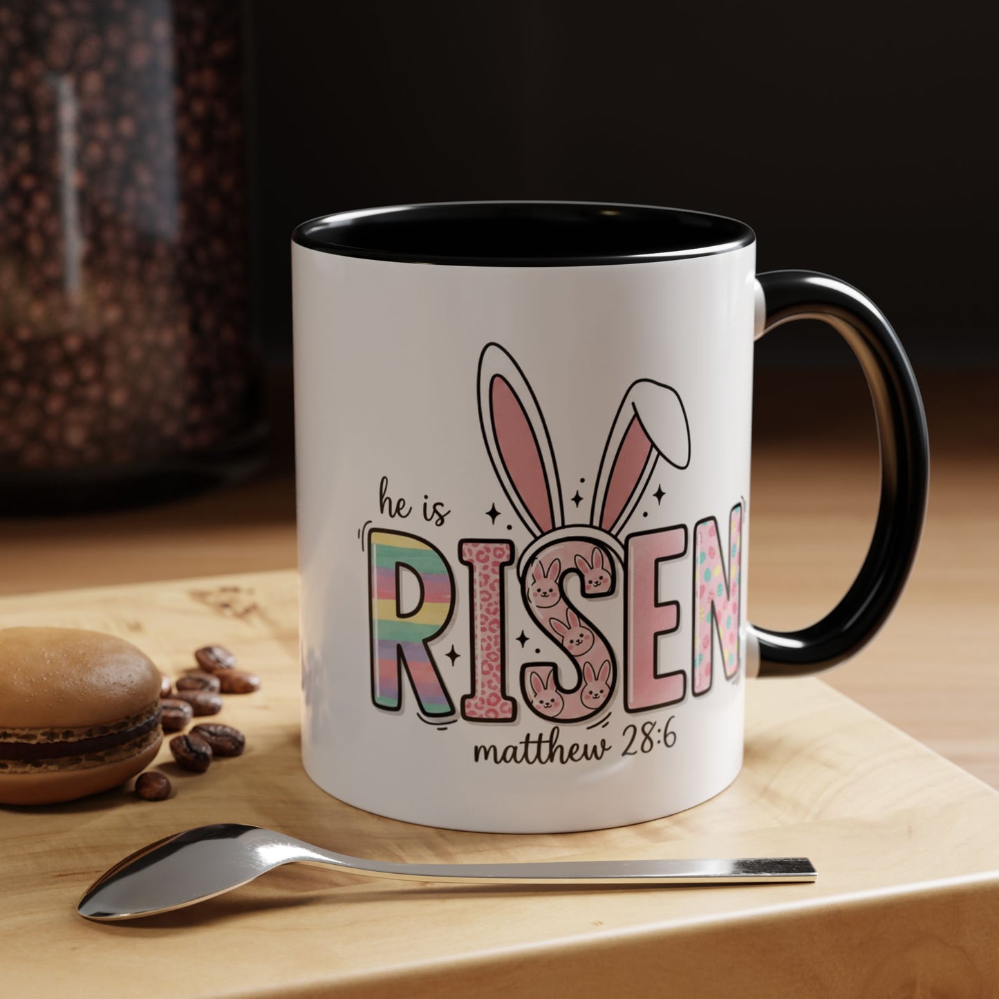 Easter Mug - He Is Risen Bunny