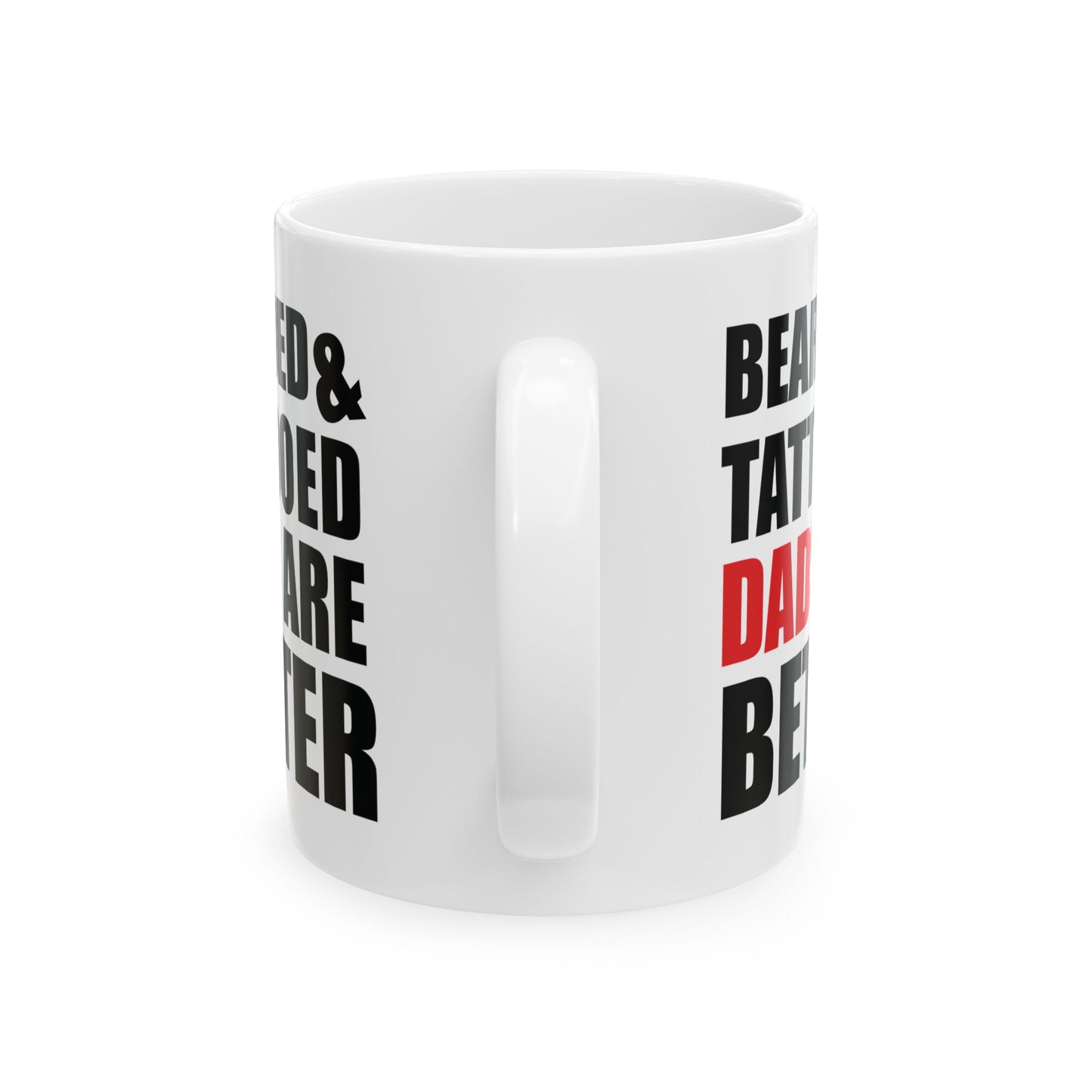 Father's Day Mug - Bearded & Tattooed