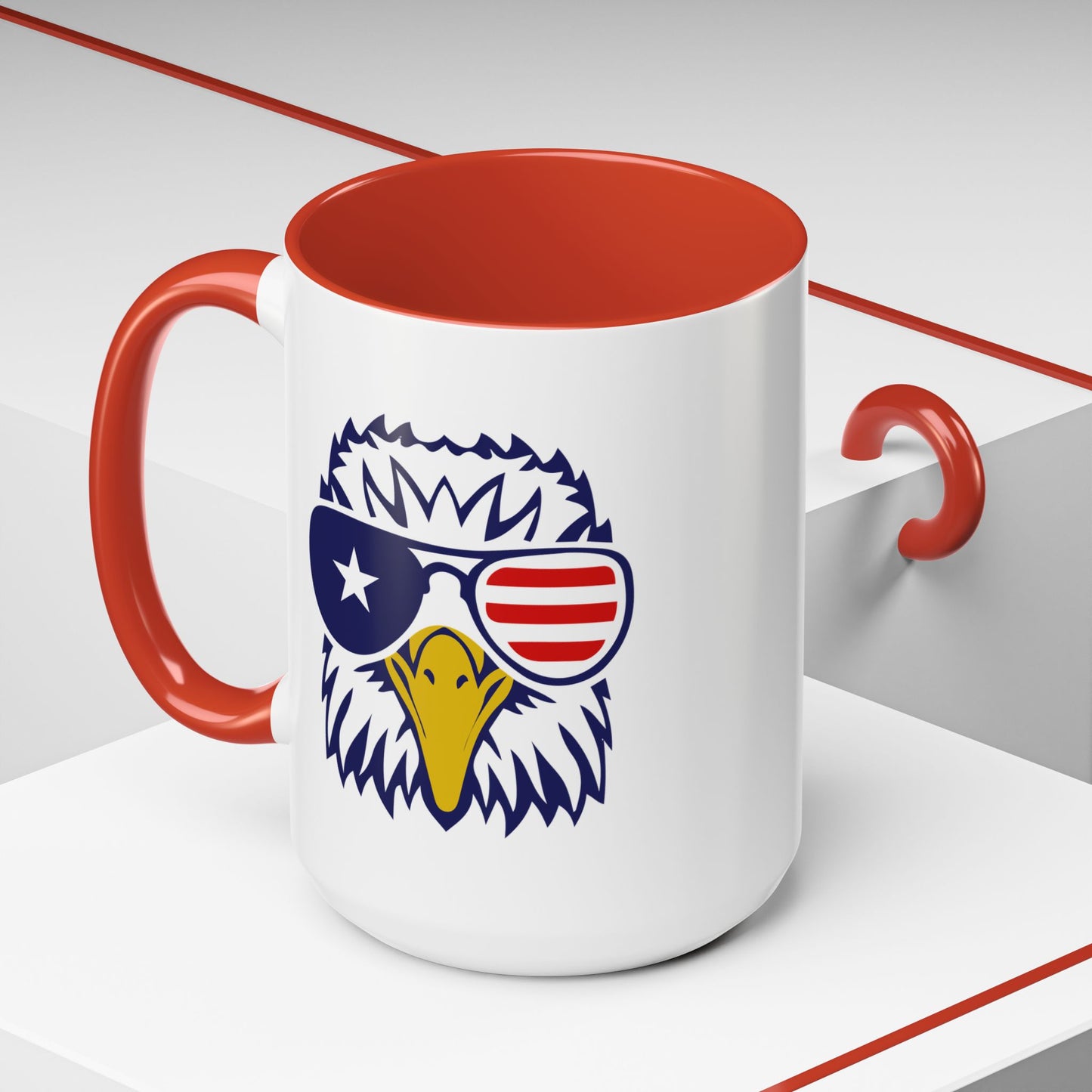 4th of July Mug - Cool American Eagle