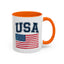 4th of July Mug - USA & Flag