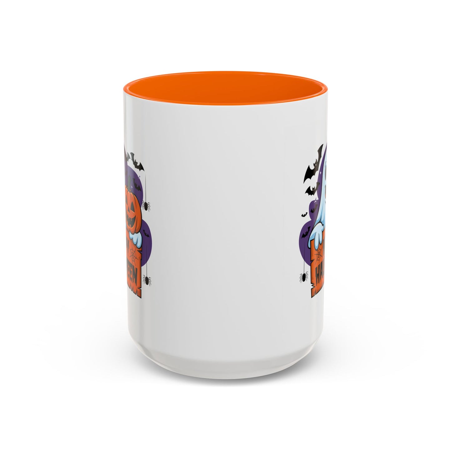 Halloween Mug - Winking Ghost With Pumpkin