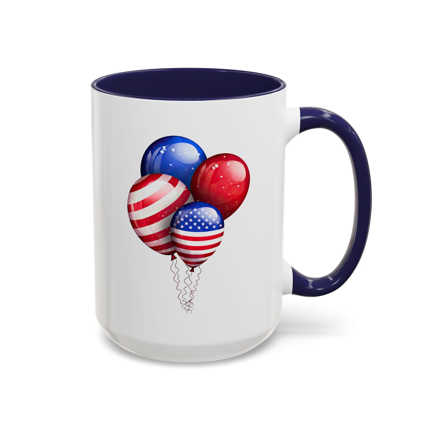 4th of July Mug - American Balloons
