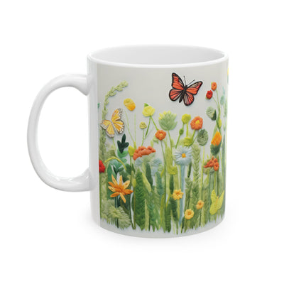 Artistic Mug - Felted Butterflies 3