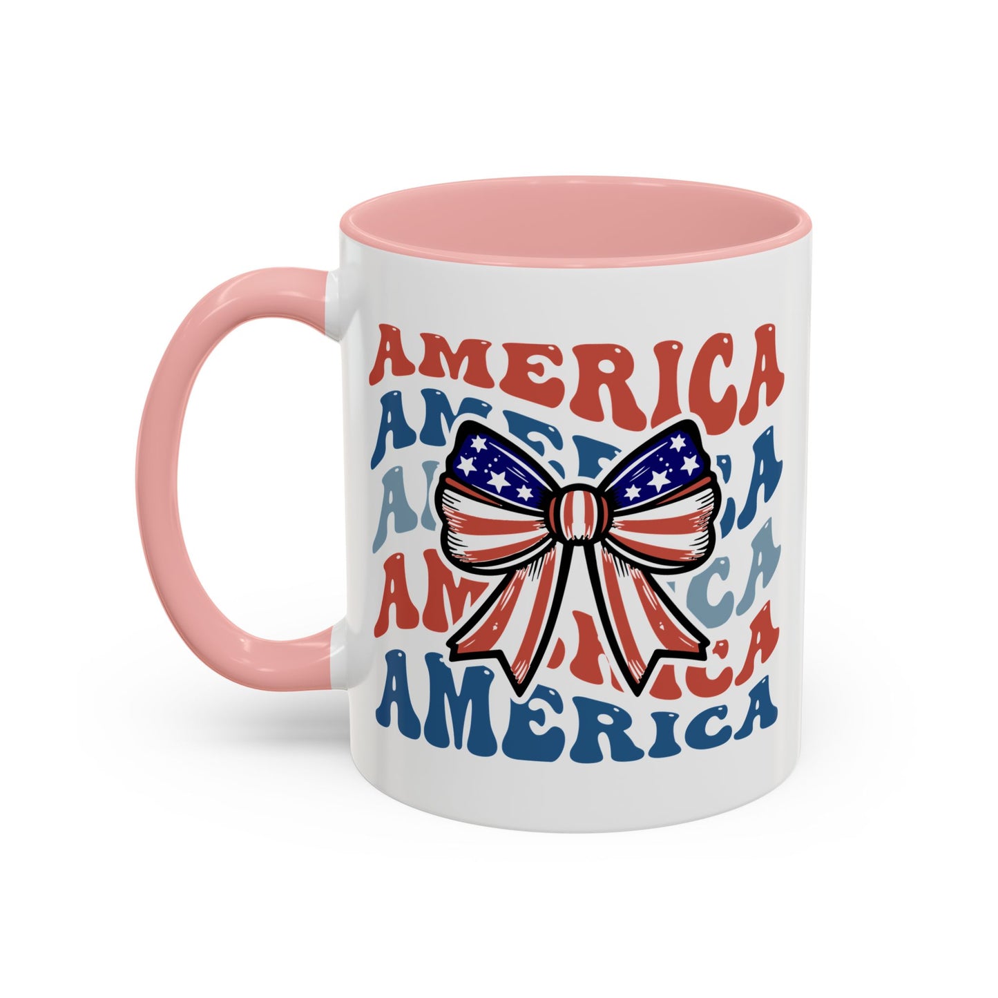 4th of July Mug - America Bow