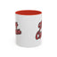 Christmas Mug - Merry Christmas Red & Black Baseball Text