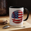 4th of July Mug - Baseball American Flag