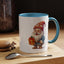 Christmas Mug - Old Gnome with Present