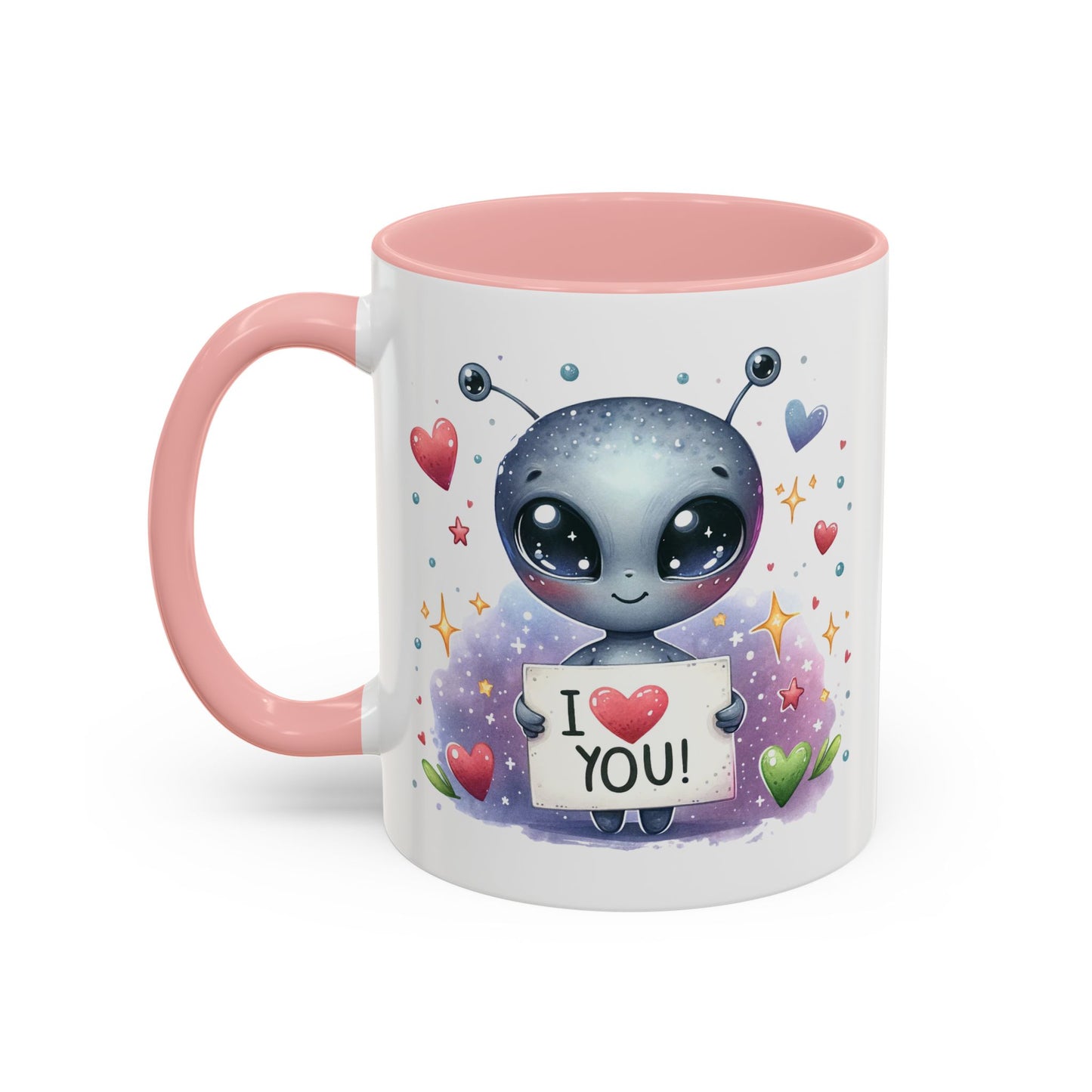 Valentine's Day Mug - I Love You Alien