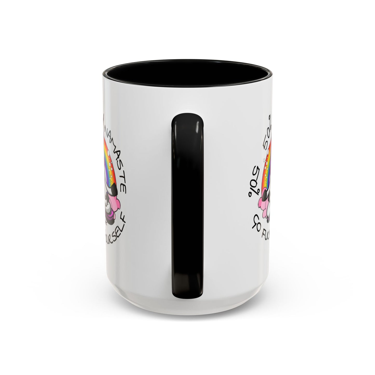 Adult Mug - 50% Namaste 50% Go Fuck Yourself