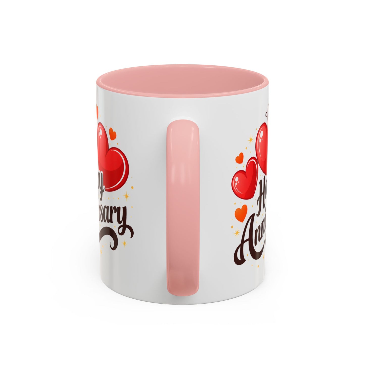 Anniversary Mug - Happy Anniversary Hearts
