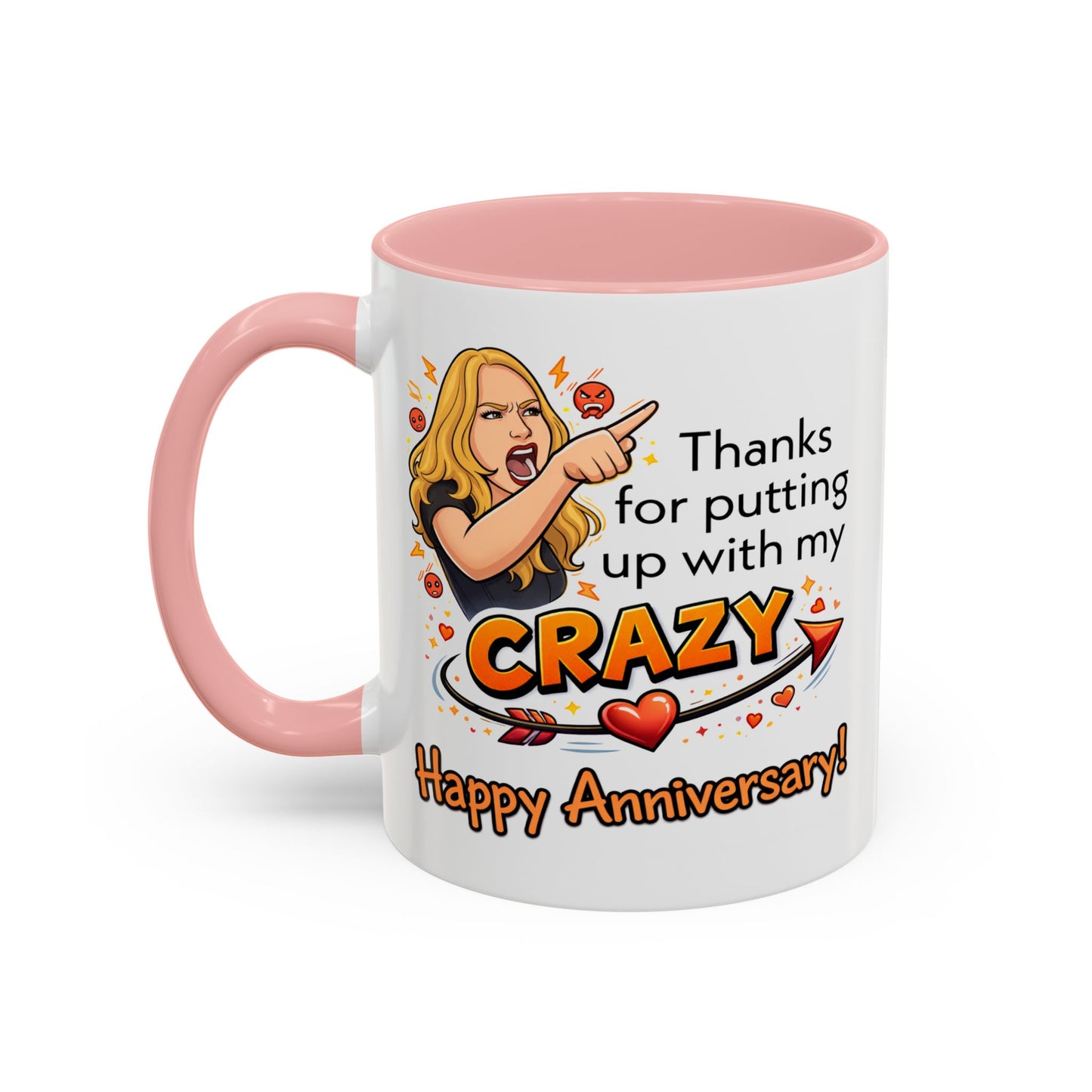 Anniversary Mug - Thanks For Putting Up