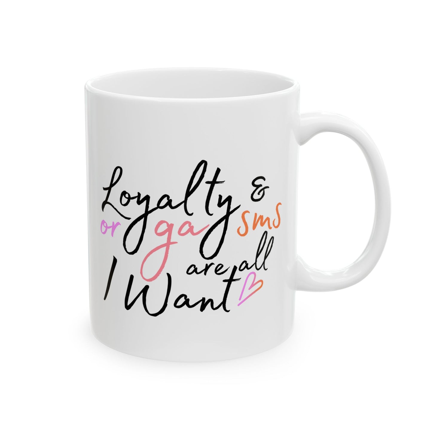Anniversary Mug - Loyalty And Orgasms Are