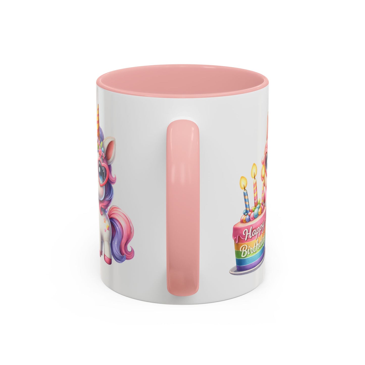 Birthday Mug - Unicorn Candles