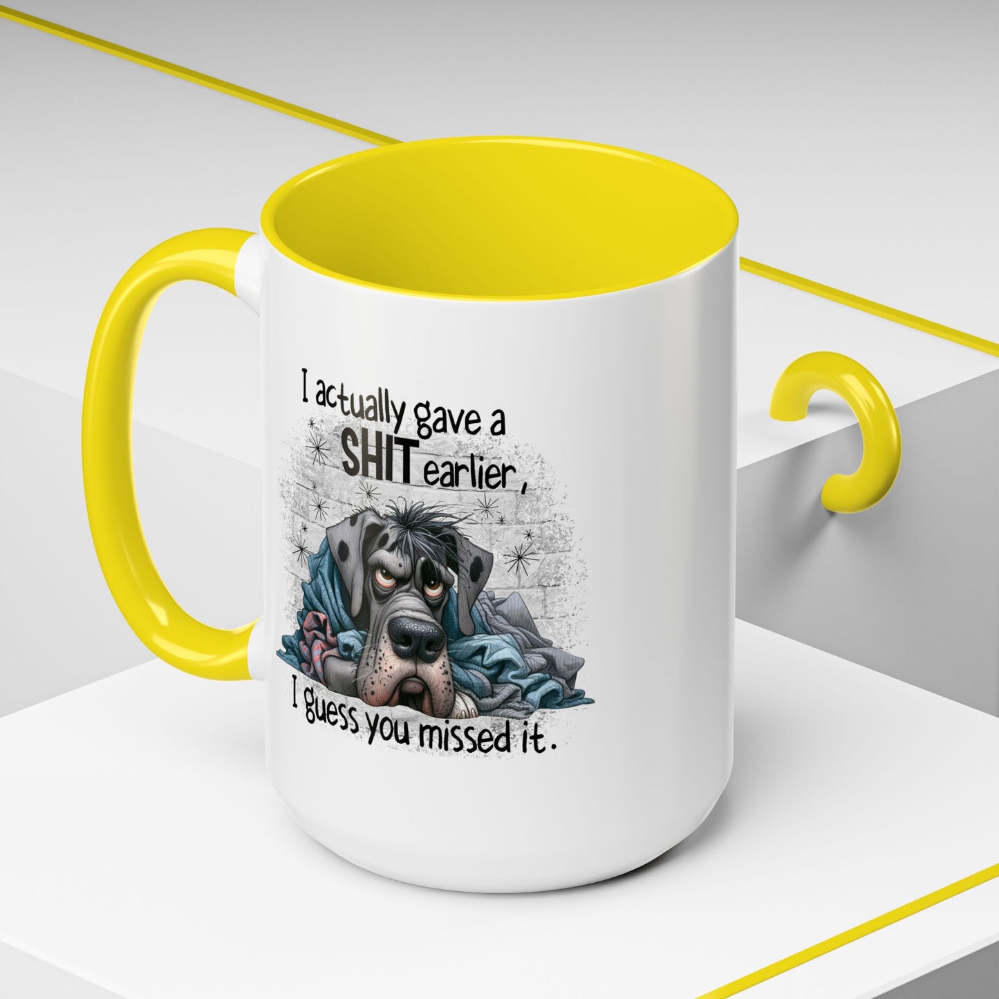 Adult Mug - I Actually Gave a Shit Earlier