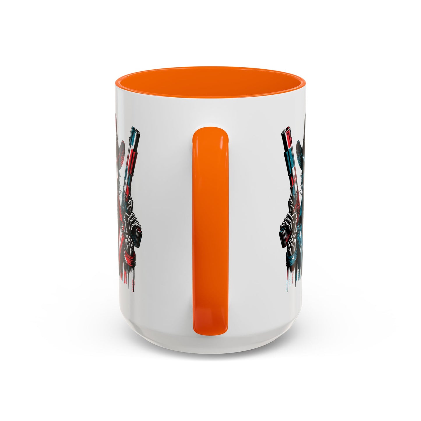 4th of July Mug - Skeleton with American Flag