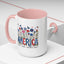4th of July Mug - Floral America Patriotic
