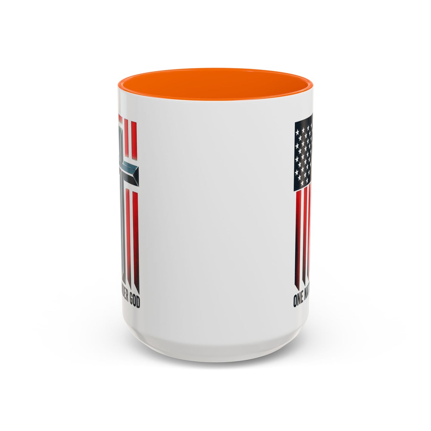 Religious Mug - One Nation Flag Cross