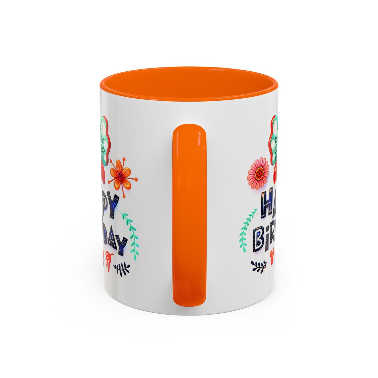Birthday Mug - Butterfly Flowers