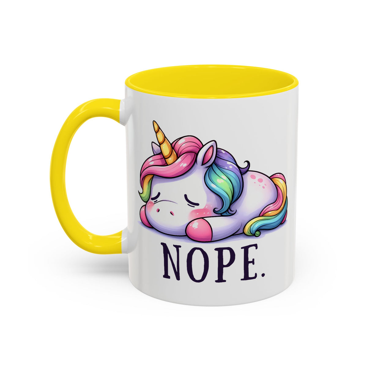 Humor Mug - Nope Unicorn