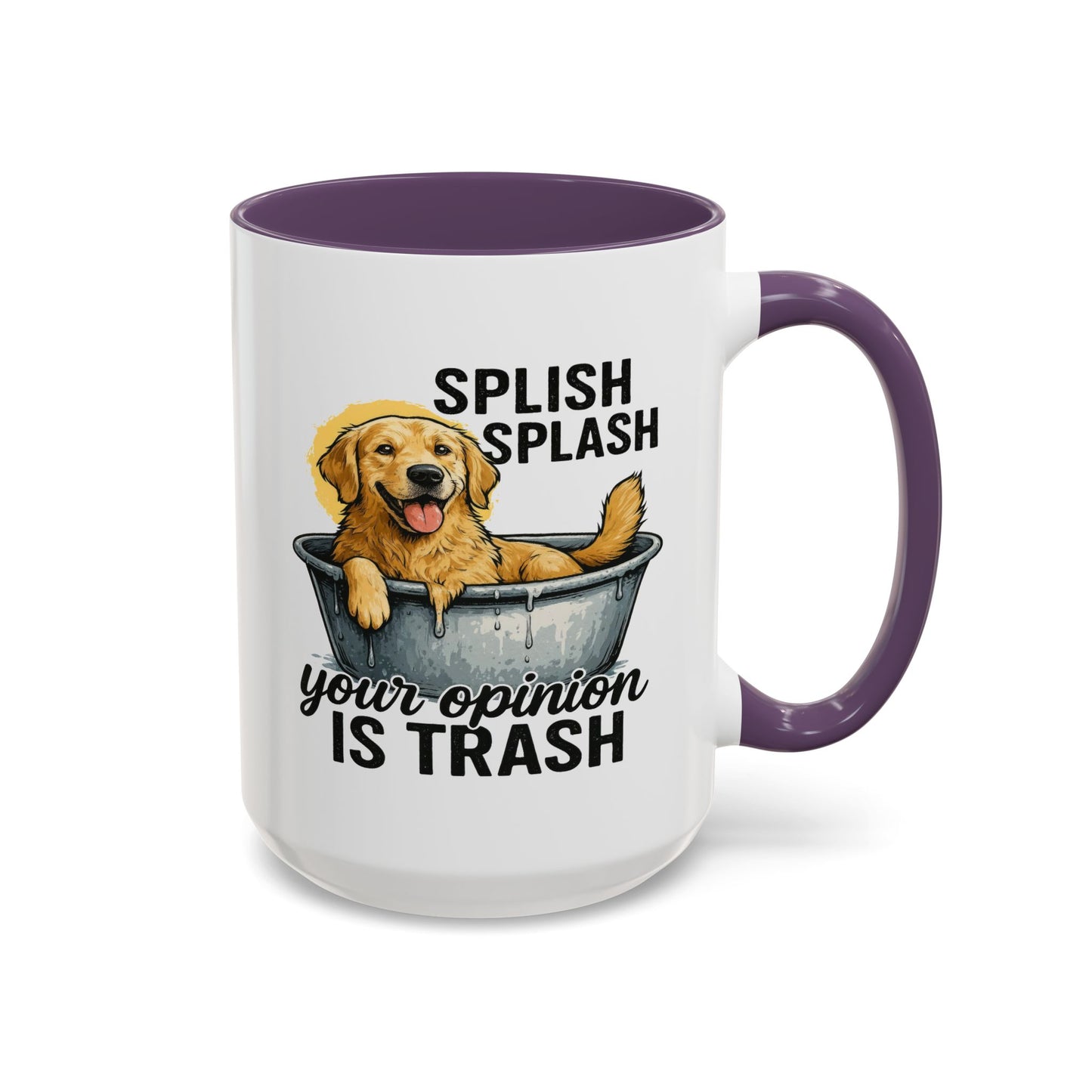 Animal Mug - Splish Splash Your Opinion Is Trash