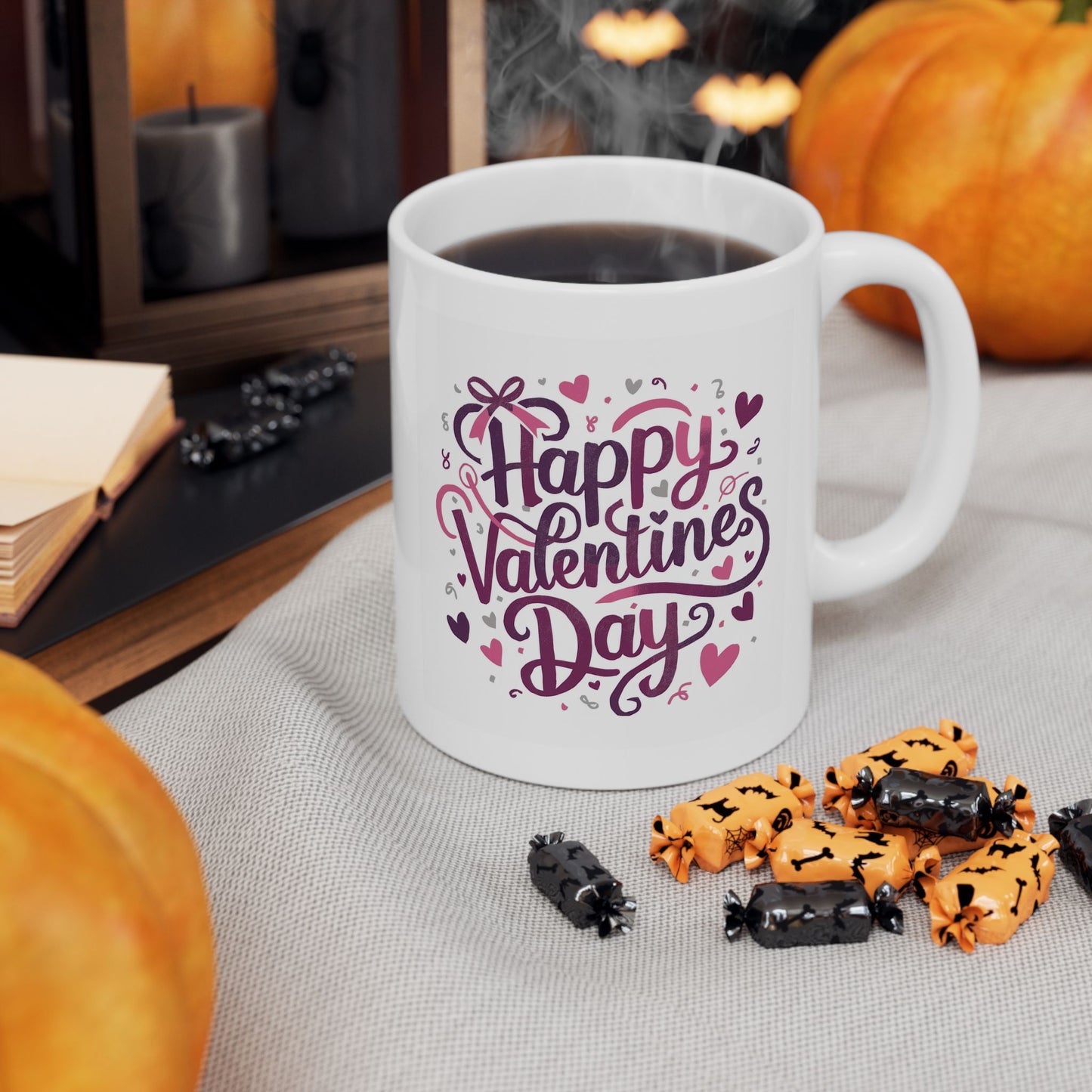 Valentine's Day Mug - Happy Hearts