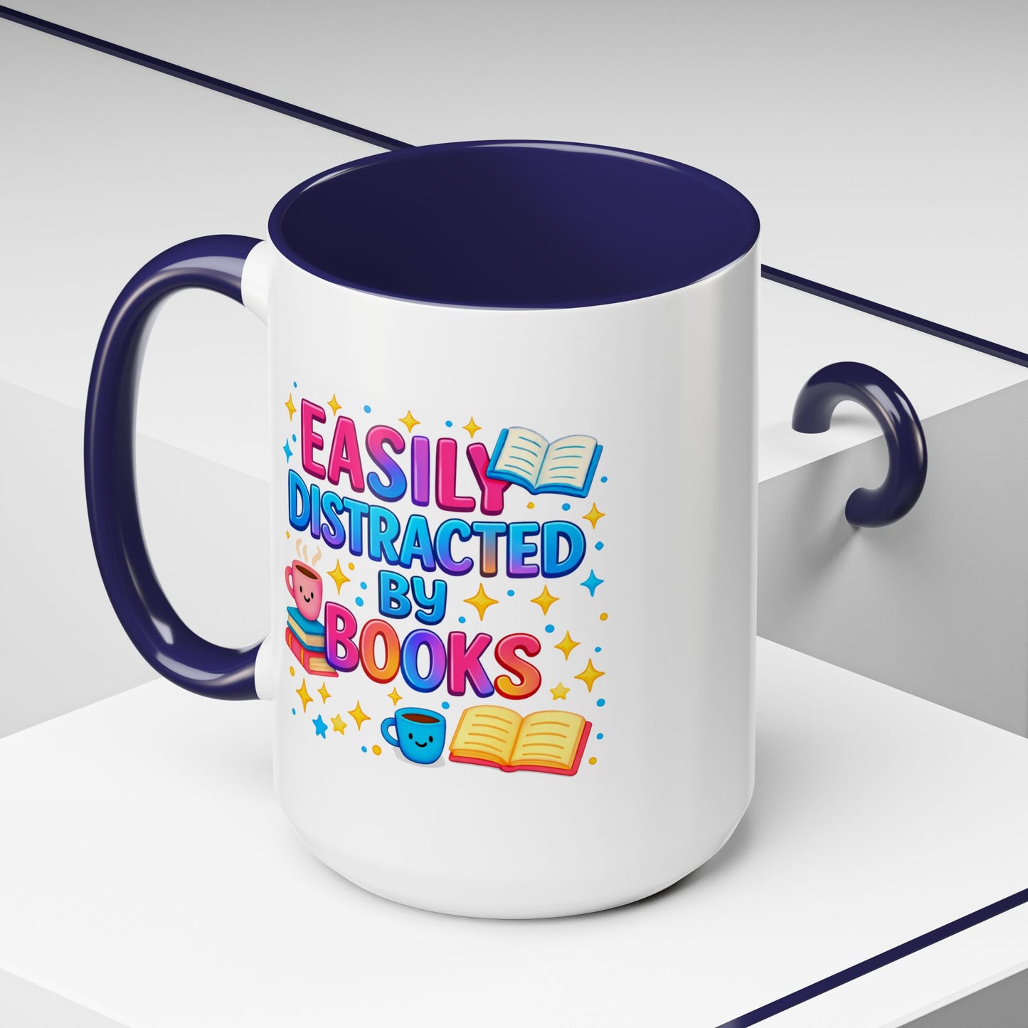 Humor Mug - Easily Distracted By Books