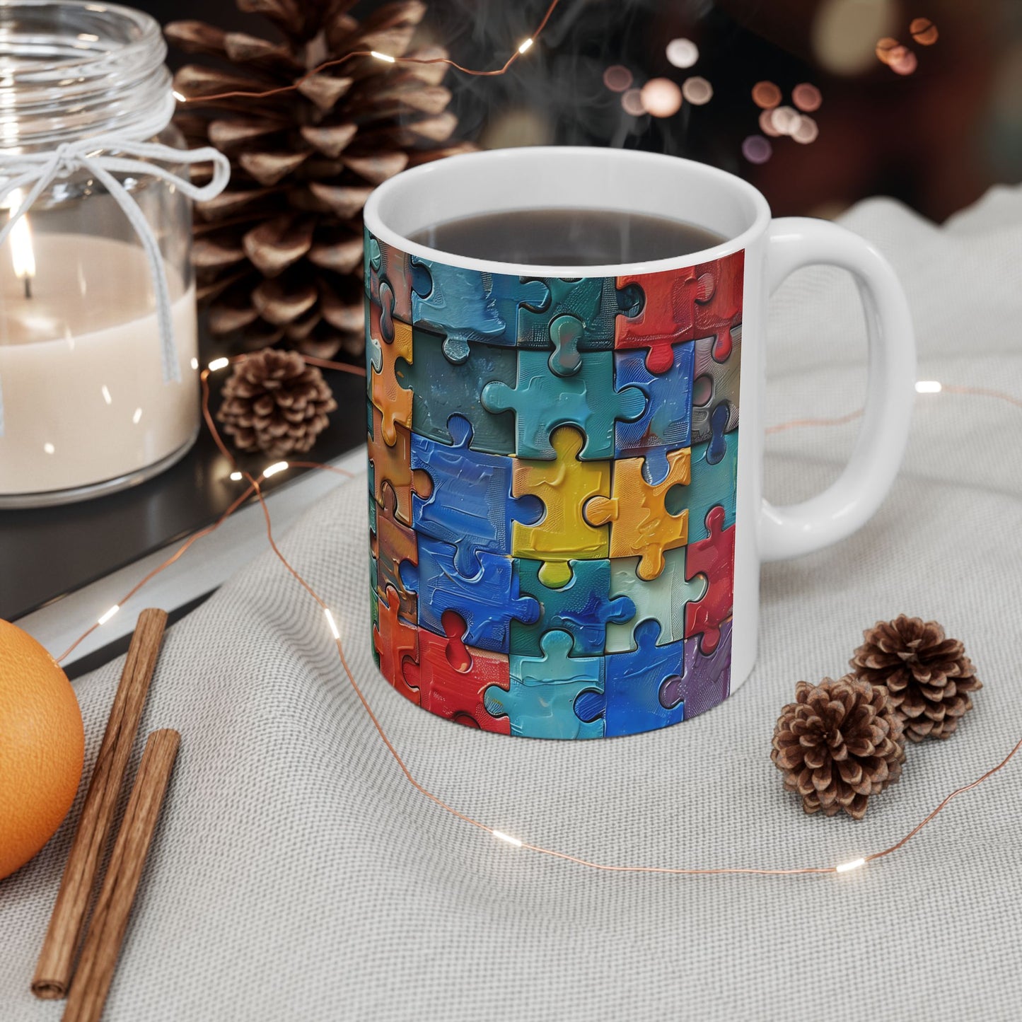Artistic Mug - Colorful Jigsaw Puzzle