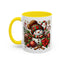 Christmas Mug - Red and Green Snowman 2