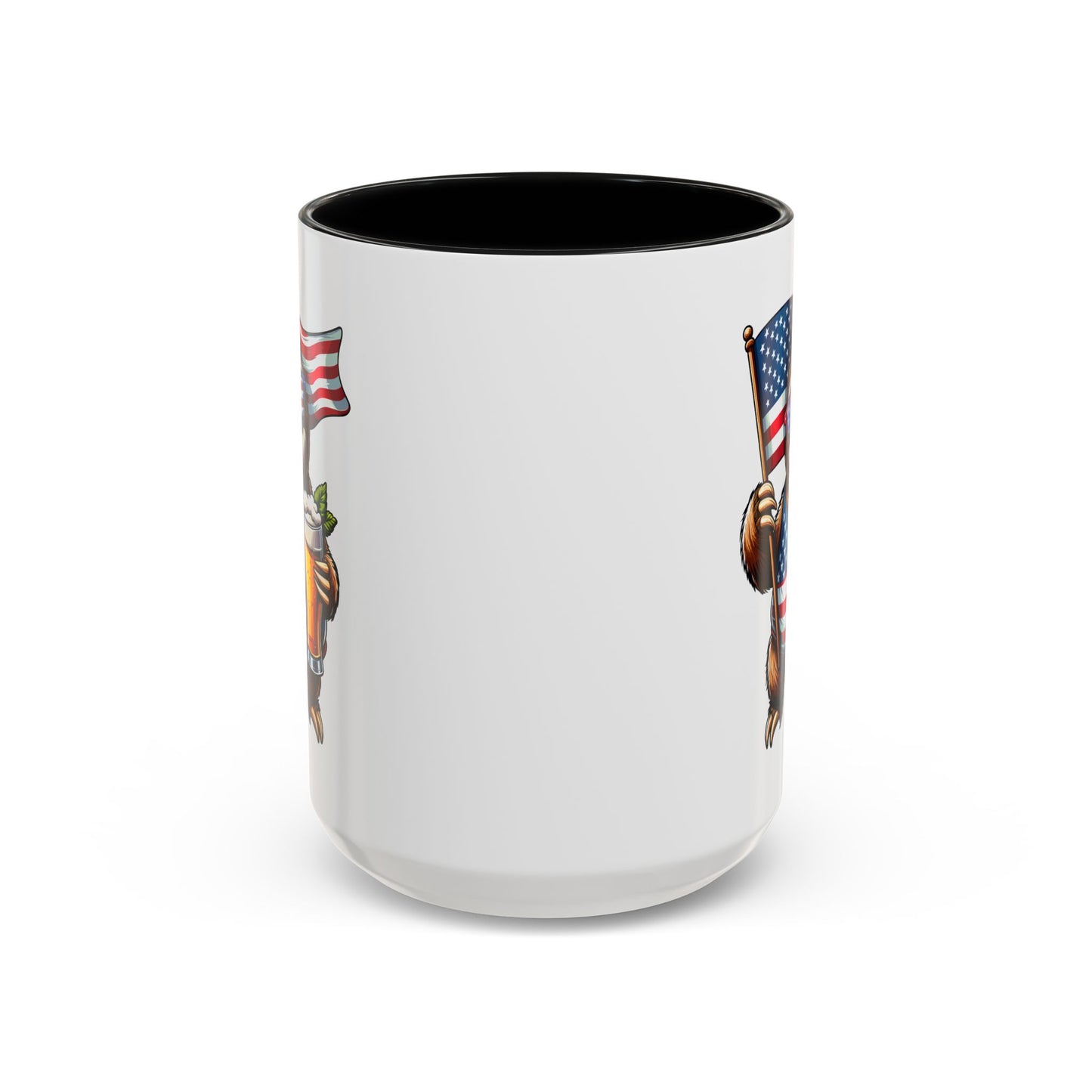 4th of July Mug - Merica Sloth