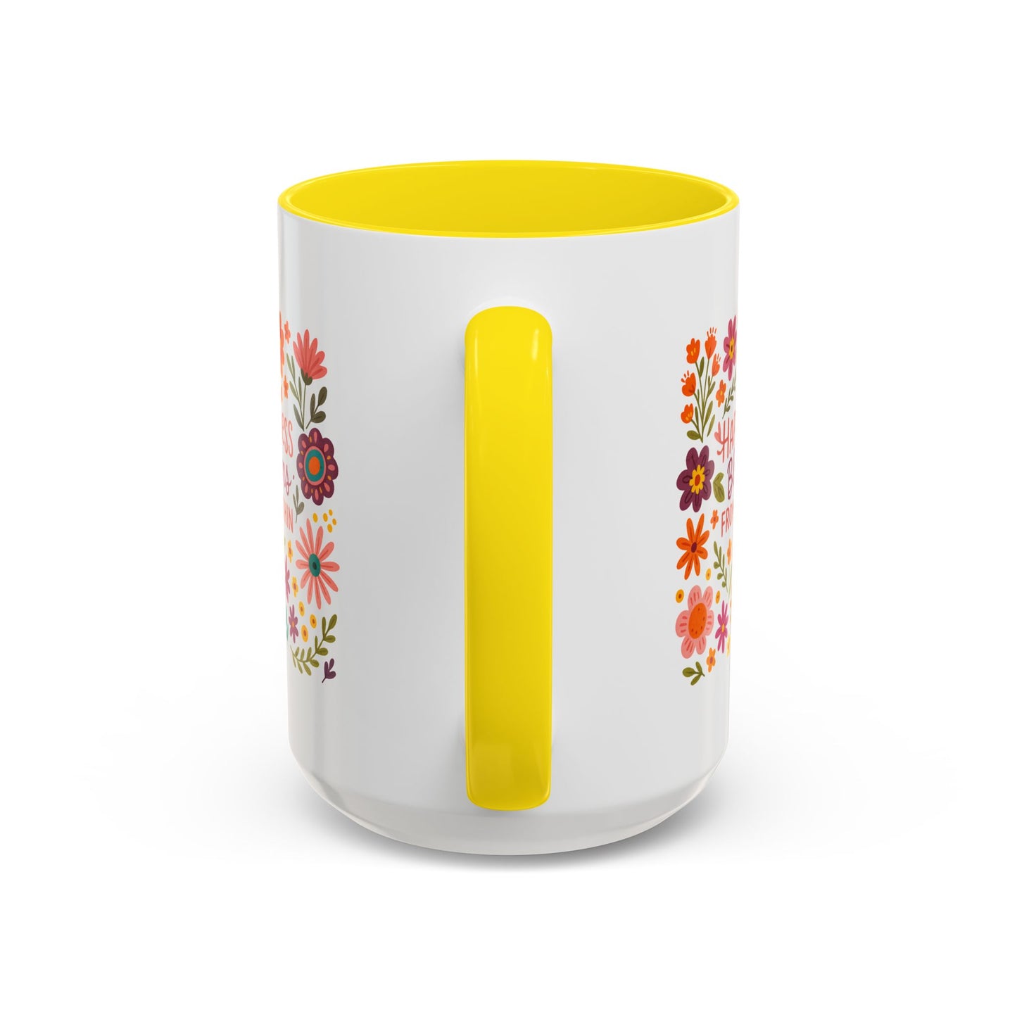 Motivation Mug - Happiness Blooms From Within