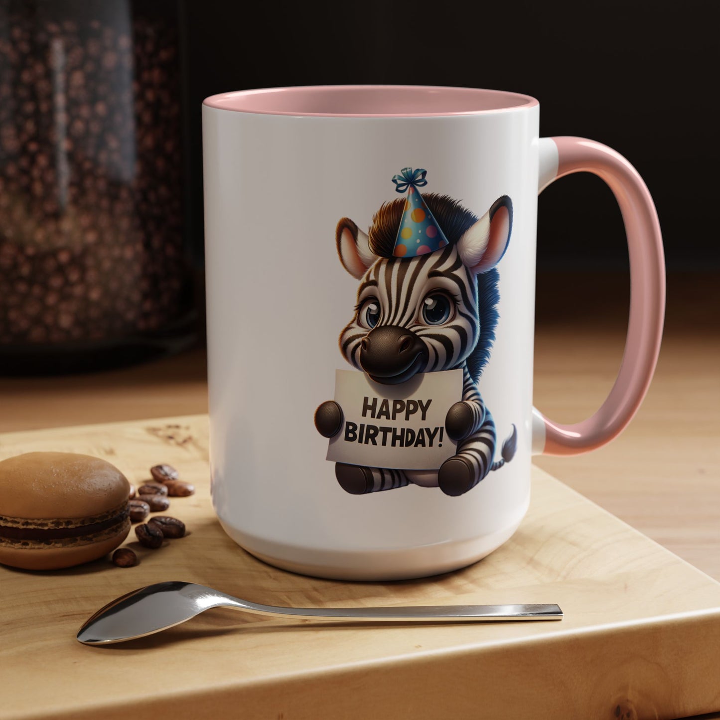 Birthday Mug - Zebra Clipart
