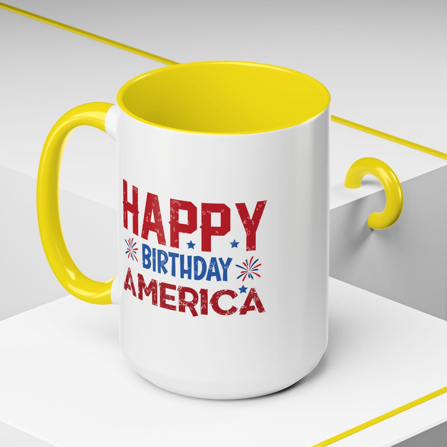 4th of July Mug - Happy Birthday America Celebrations
