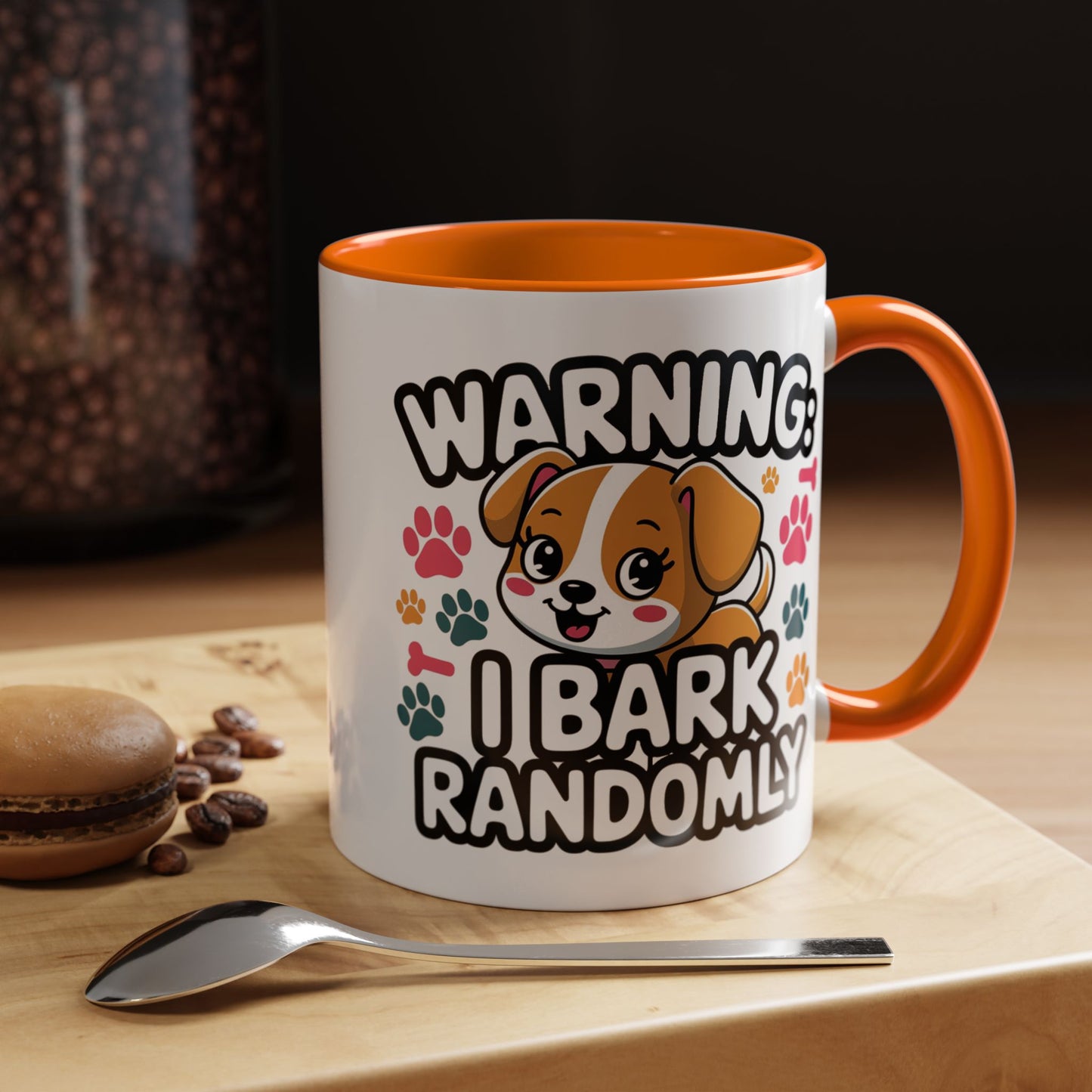Animal Mug - Warning I Bark Randomly