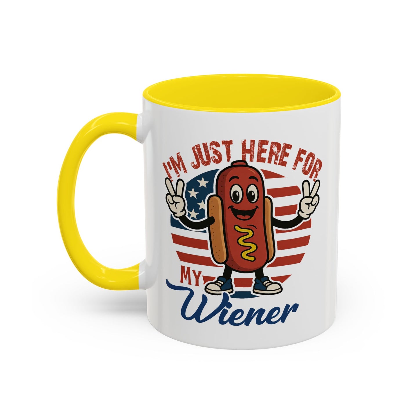 Adult Mug - I'm Just Here For My Wiener