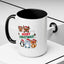 Christmas - Merry Christmas Red & Green Text Reindeer Penguin Bear Fox