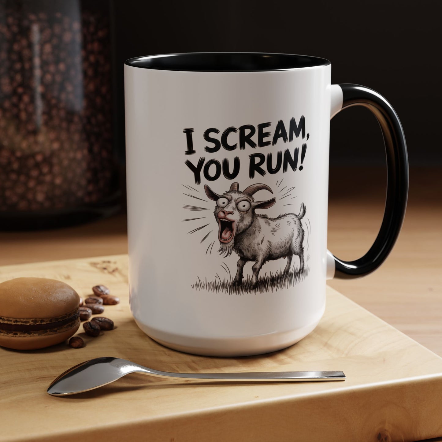 Humor Mug - I Scream, You Run