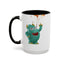 Humor Mug - Monster Drinks Coffee Spill