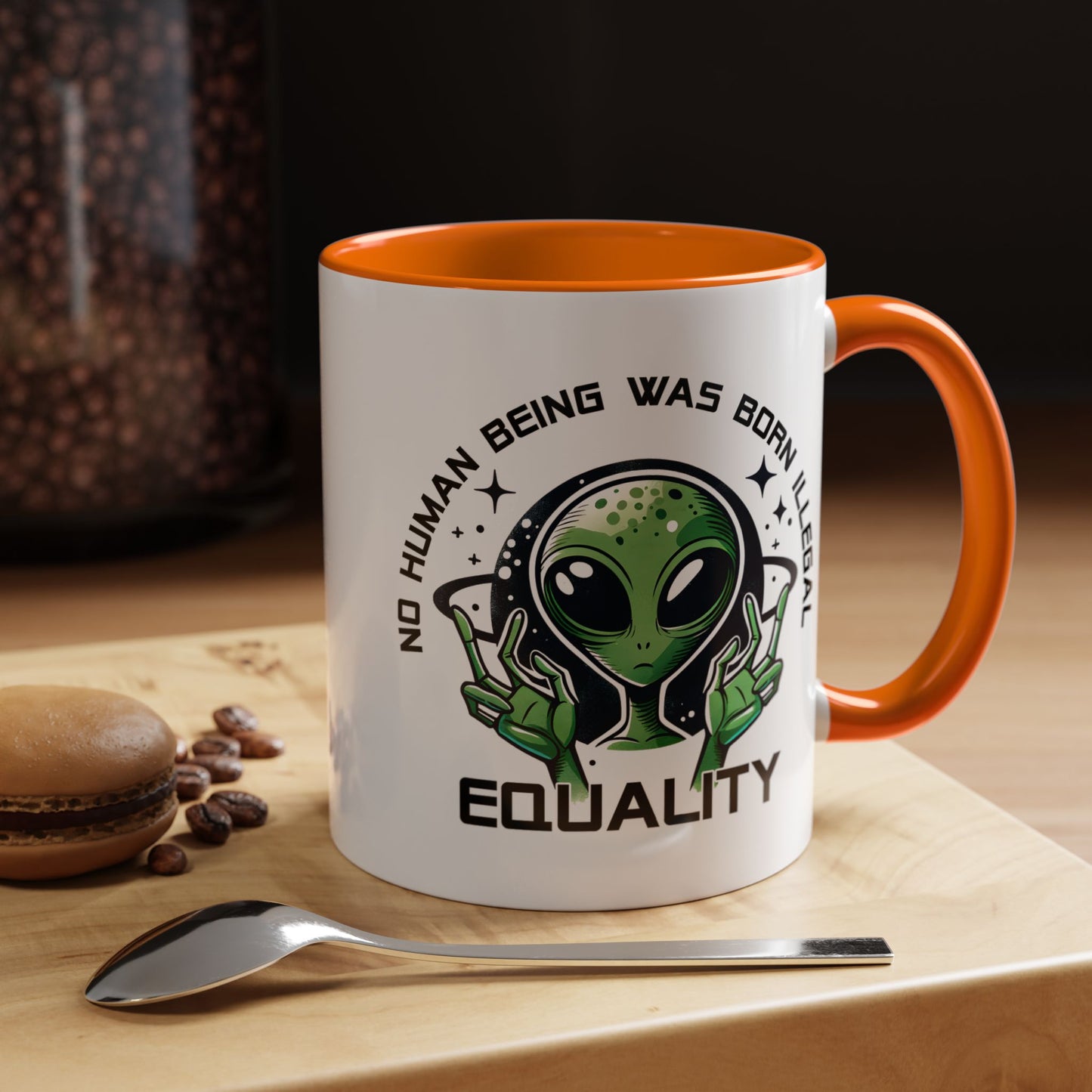 Alien Mug - No Human Being