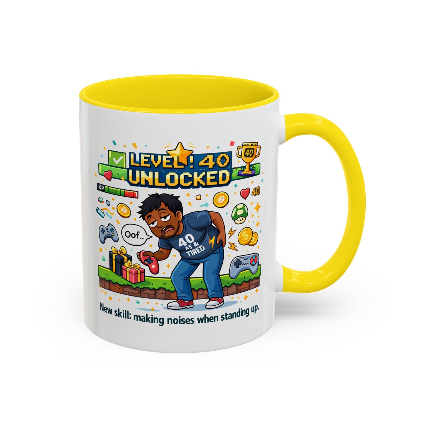 Birthday Mug - Level 40 Unlocked
