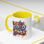 Wellness Mug - Good Vibes Only Graffiti Flowers