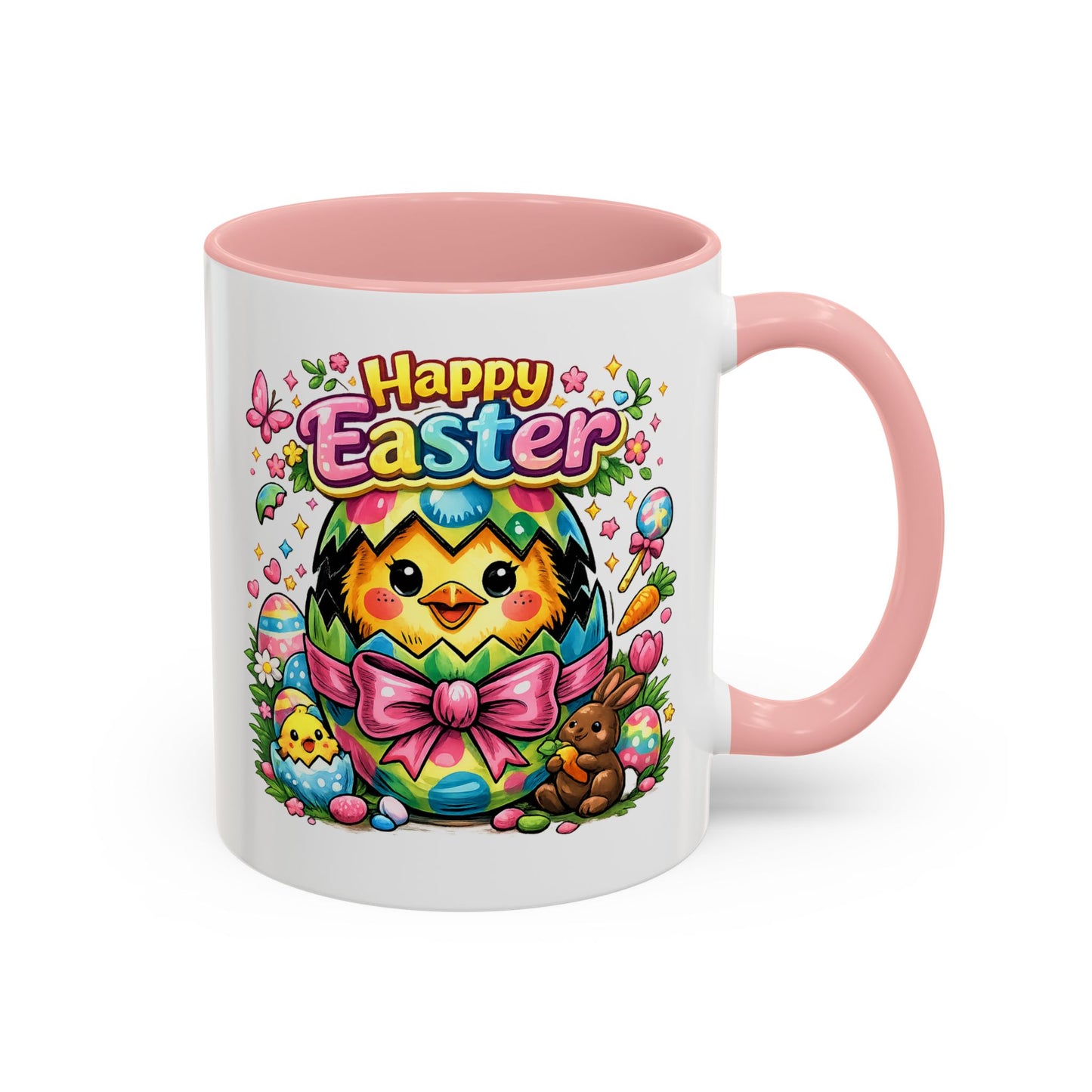 Easter Mug - Happy Easter Chics & Bunny