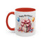 Birthday Mug - Happy Birthday Pink Ribbon Present