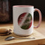 Christmas Mug - Merry Christmas White and Red Text Decoration