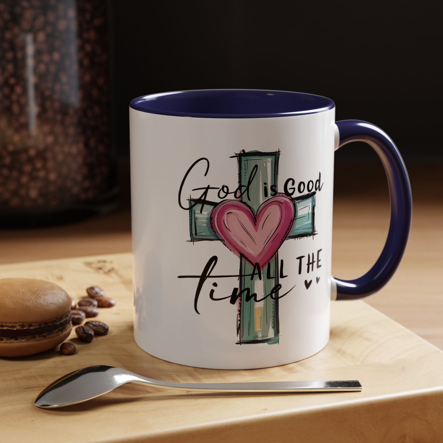 Religious Mug - God Is Good Cross